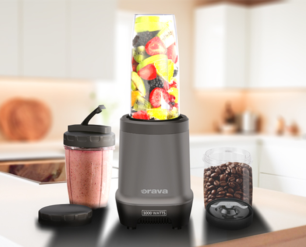 Orava RM-1001 - Smoothie mixér s 3 nádobami
