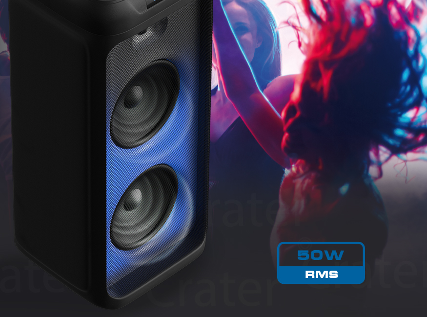 Orava Crater-L - Výkonný prenosný párty reproduktor