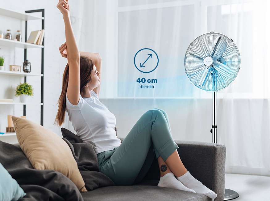 Orava SF-200 X - Stojanový kovový ventilátor