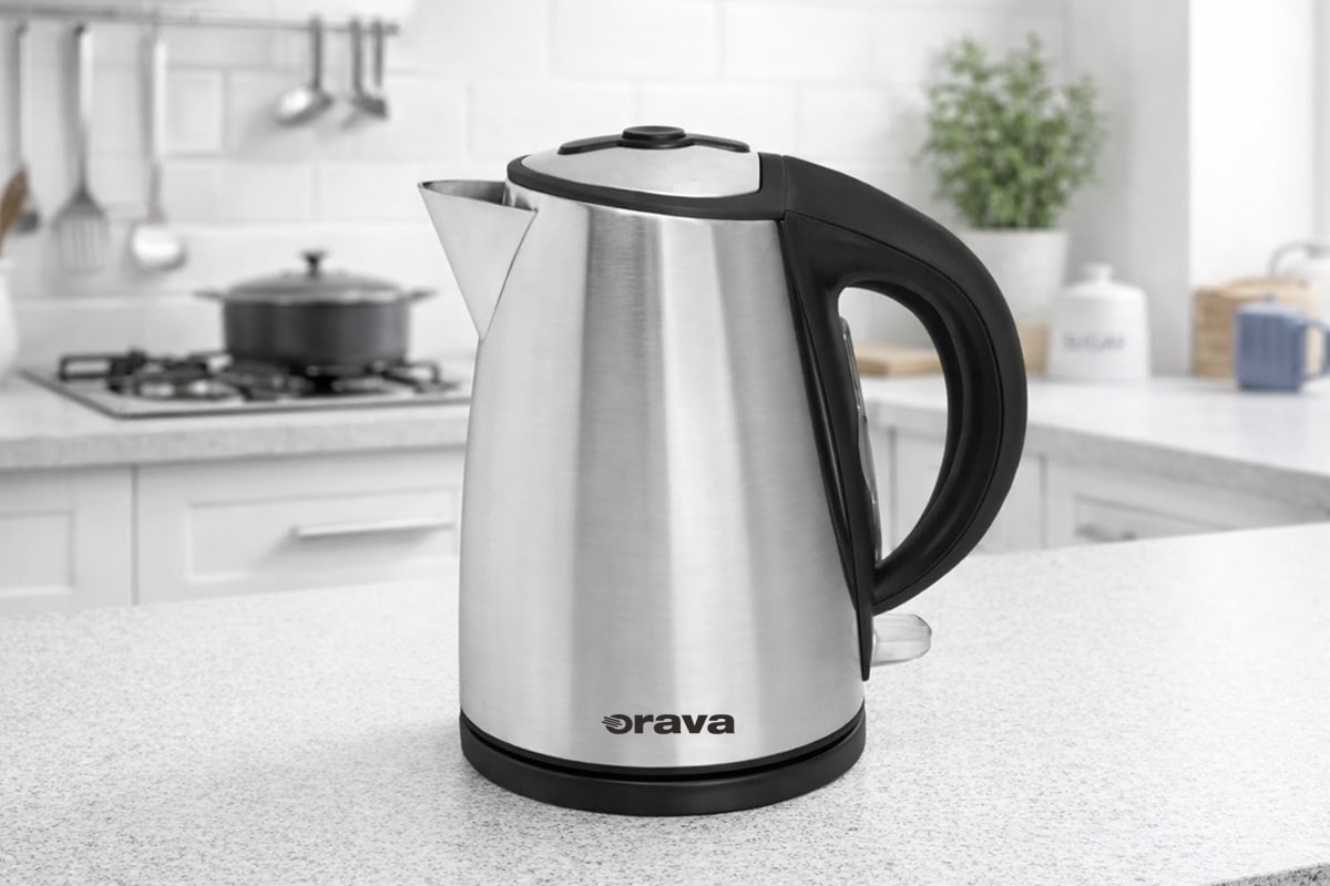 Orava VK-3717 - Antikorová varná kanvica 1,7 l, strieborná