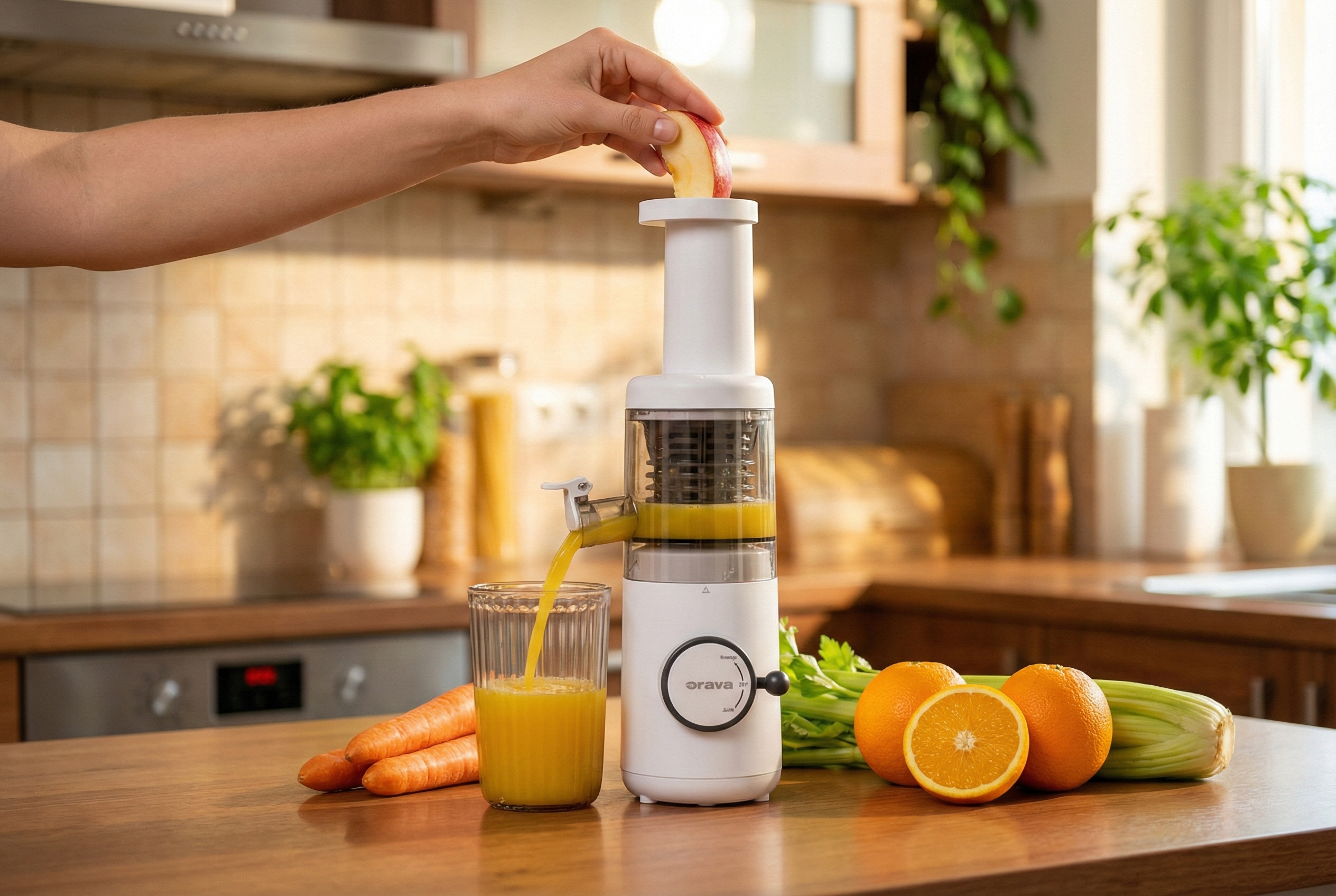 Orava Taurus-3 mini - Nízkootáčkový odšťavovač, 120 W