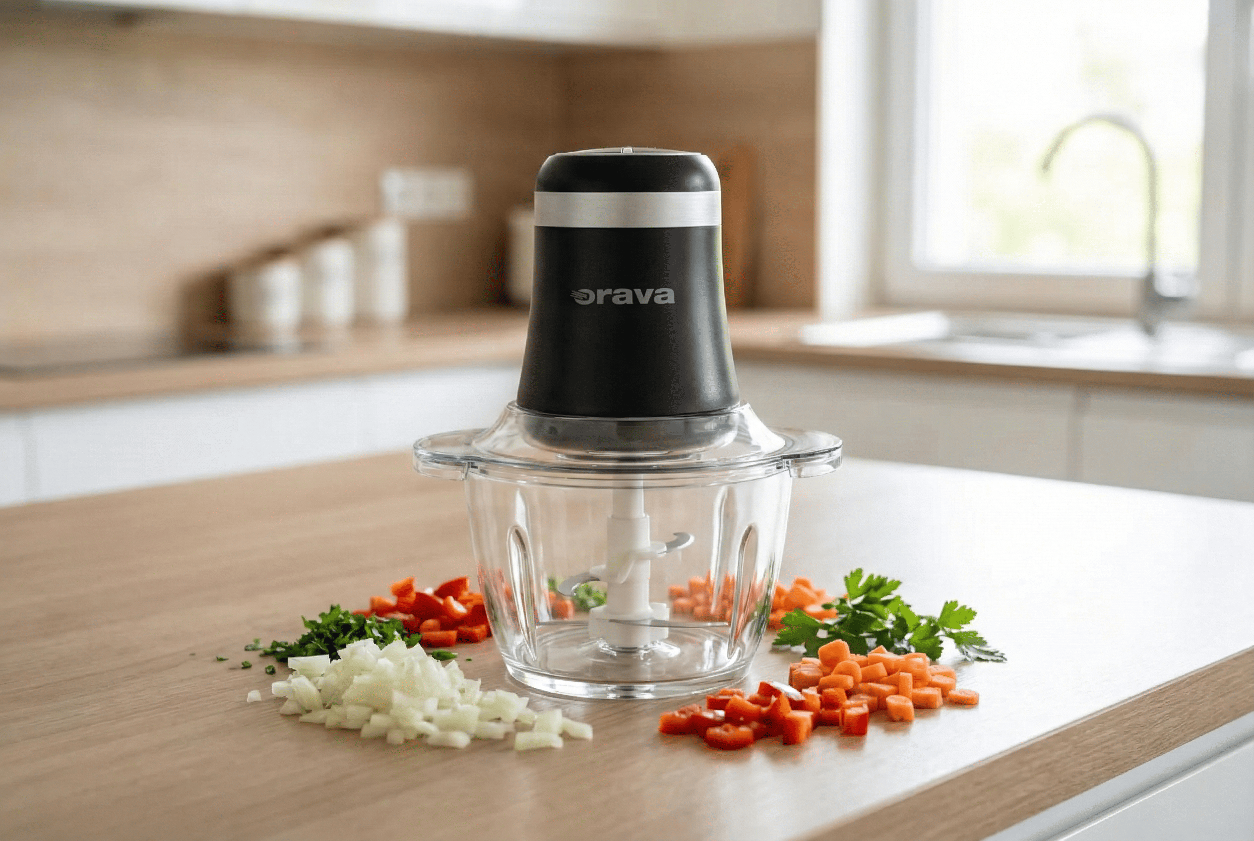 Orava SE-303 - Sekáčik na sekanie ovocia, zeleniny, mäsa