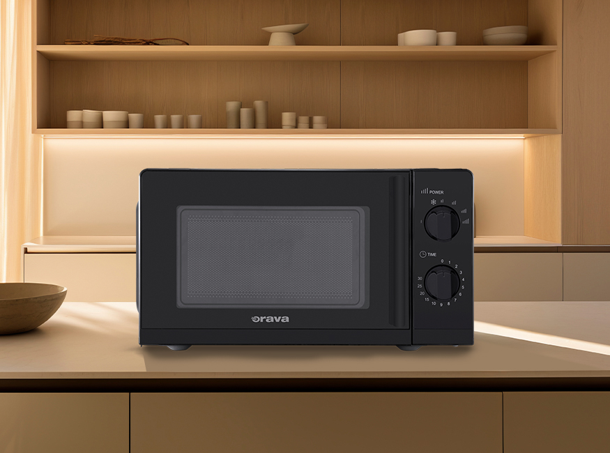 Orava Miwa-2B - Mikrovlnná rúra 20 l, čierna