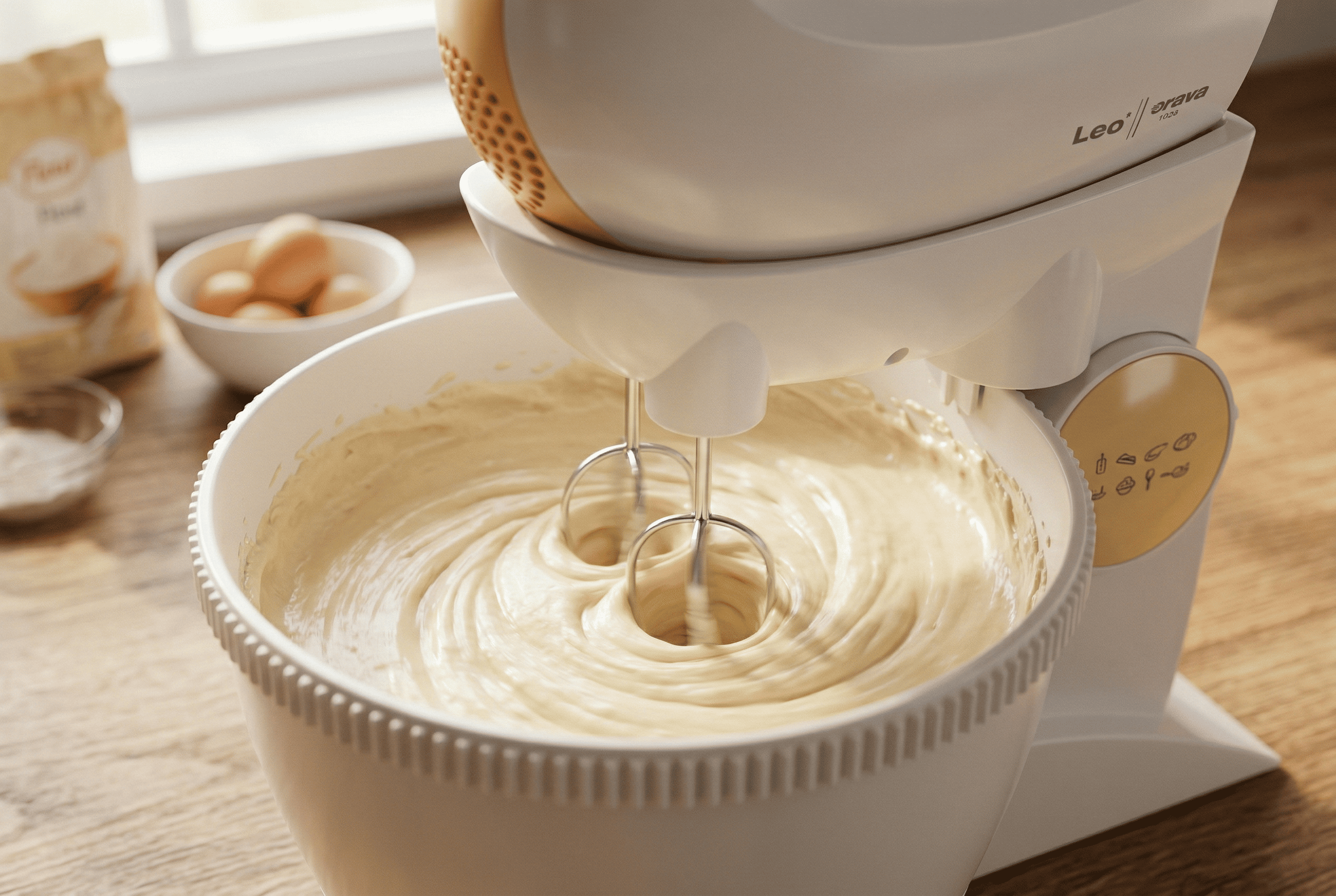 Orava SL-200 C - Elektrický ručný šľahač s nádobou