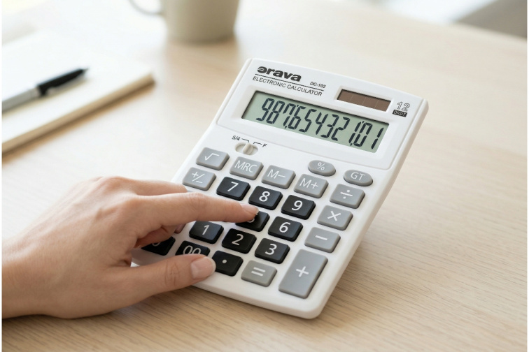 Orava DC-102 - Kalkulačka biela