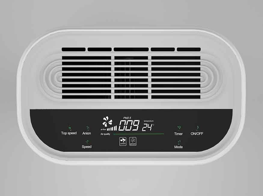 Prenosná čistička vzduchu s ionizátorom