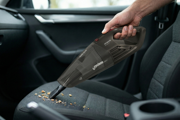 Orava VY-224 G - Vysokovýkonný ručný vysávač, čierny