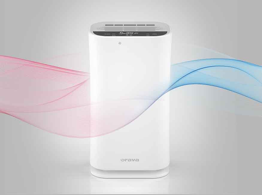 Prenosná čistička vzduchu s ionizátorom