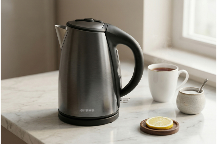 Orava VK-3717 GR - Antikorová varná kanvica 1,7 l, sivá