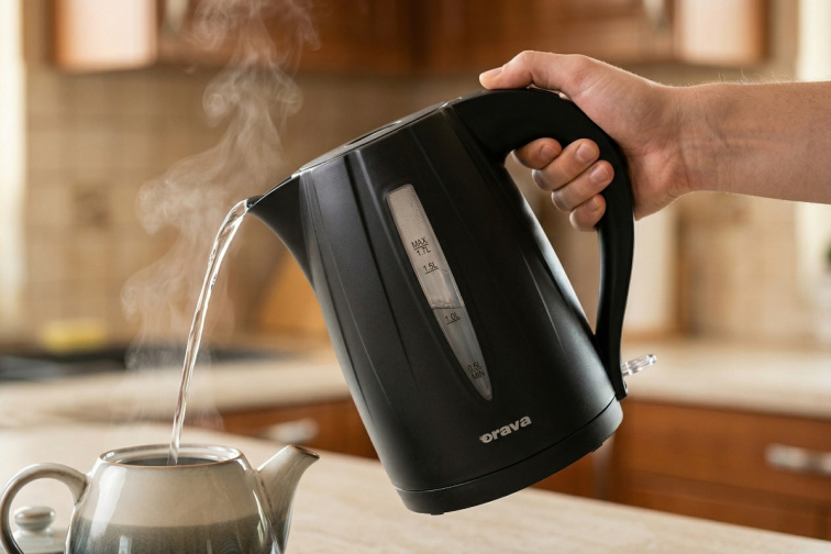 Orava VK-3727 - Rýchlovarná kanvica 1,7 l, čierna