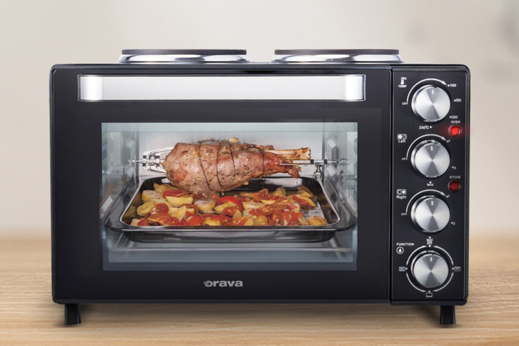 Orava Elektra-X28 - Elektrická rúra s dvojplatničkou 28 L