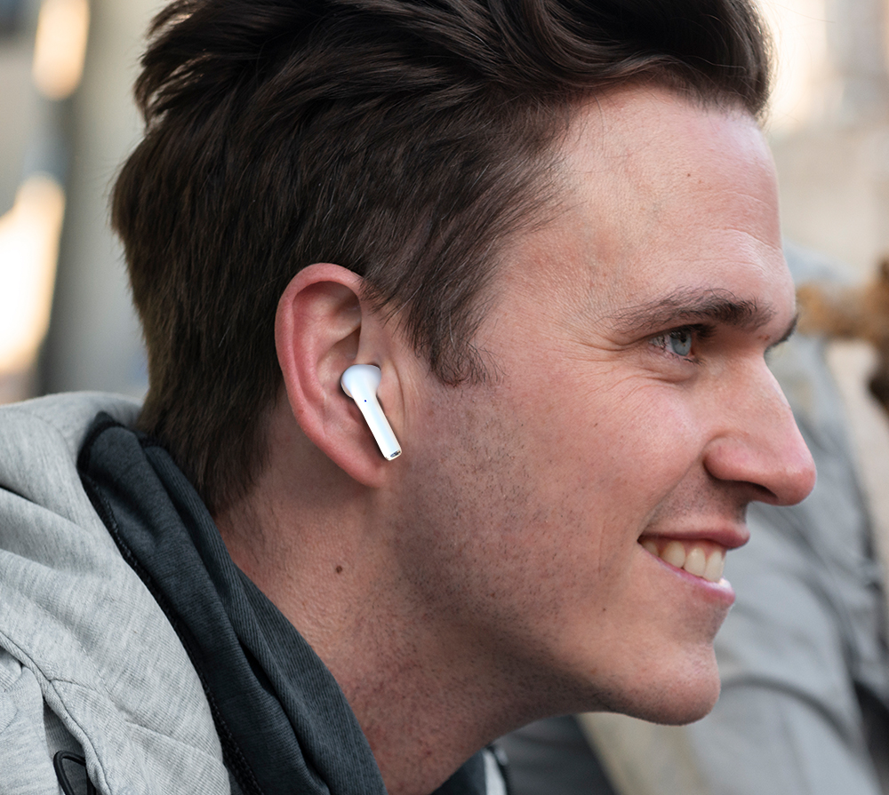 Orava Livebass Mini W - Bezdrôtové slúchadlá s mikrofónom, USB-C