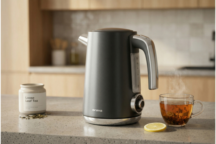 Orava Delux-1 - Rýchlovarná kanvica s nastaviteľnou teplotou 1,7 l