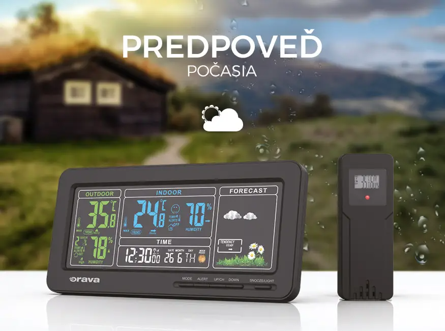 Orava Meteo-1 - Meteorologická stanica s bezdrôtovým senzorom