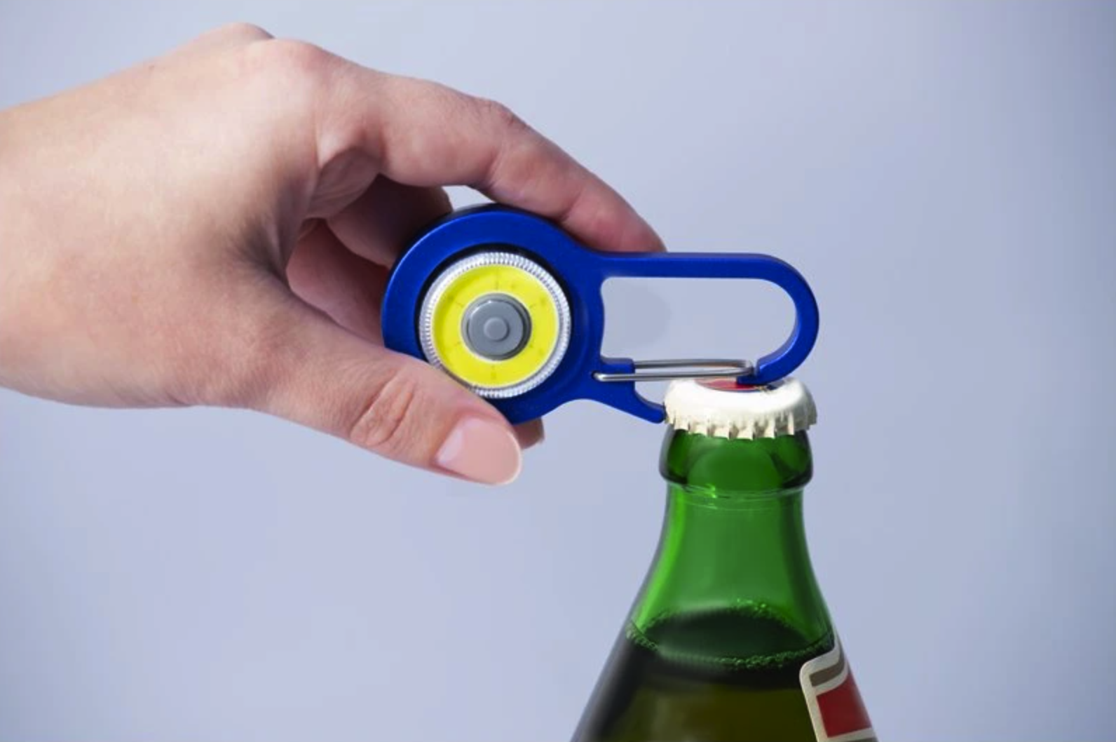 Orava LL-6 Blue - Karabinka s LED svetlom modrá