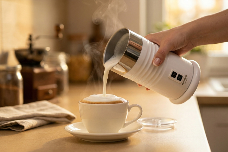 Orava MF-400 - Elektrický napeňovač mlieka, biely