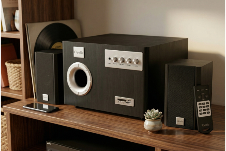 Orava Capella-1B - Aktívny 2.1-kanálový reproduktorový systém s bluetooth