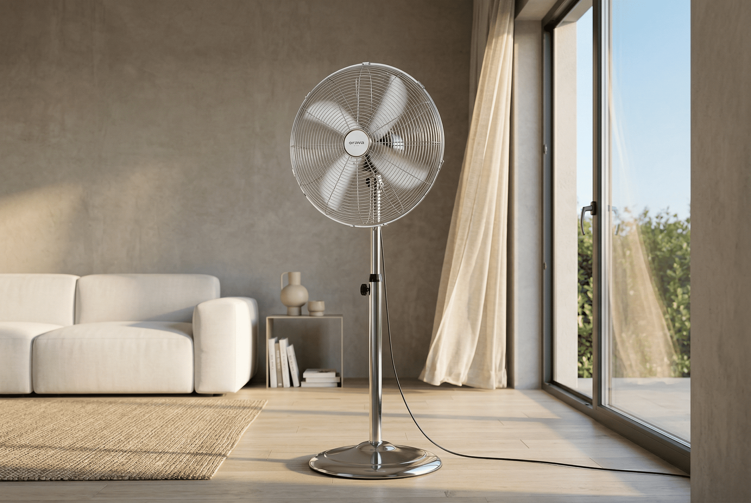 Orava SF-200 X - Stojanový kovový ventilátor