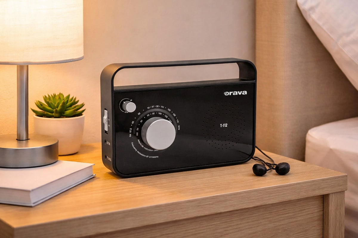 Orava T-112 B - Prenosné rádio FM