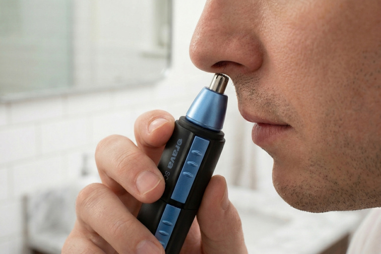 Orava SC-13 - Zastrihávač nosných chĺpkov modro-čierny