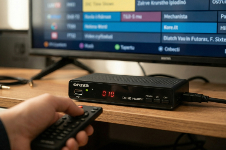 Orava DVB-30 - HD digitálny terestriálny prijímač DVB-T2 (HEVC)