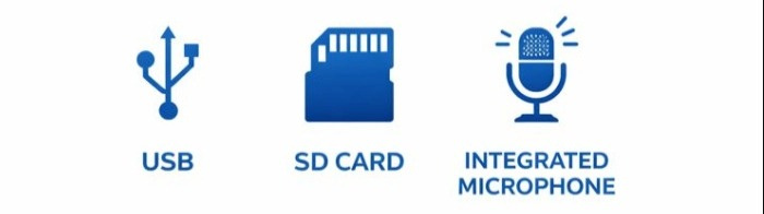 Prenosný rádio USB/SD prehrávač