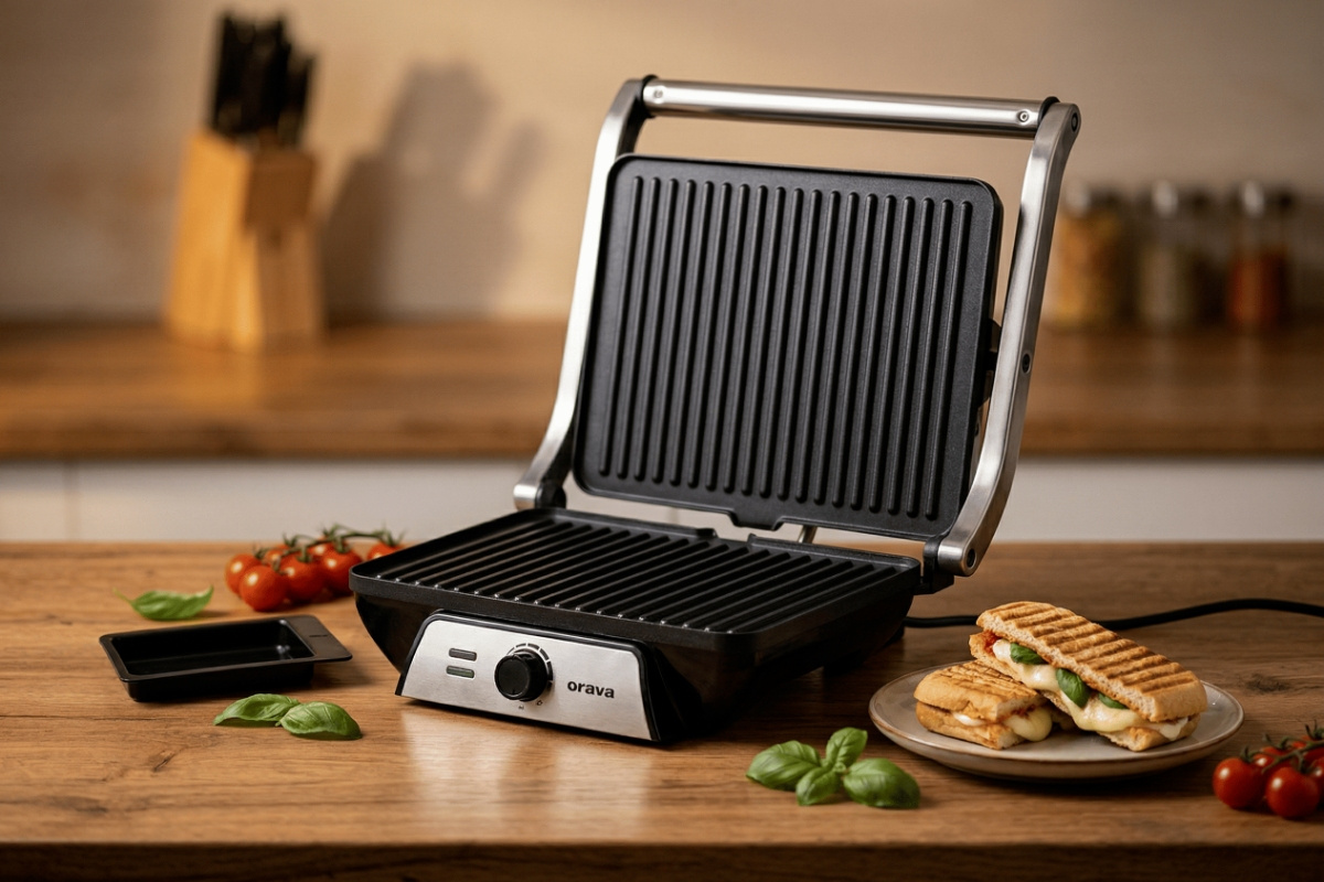 Orava Grillchef-4 - Elektrický kontaktný gril, 2000 W