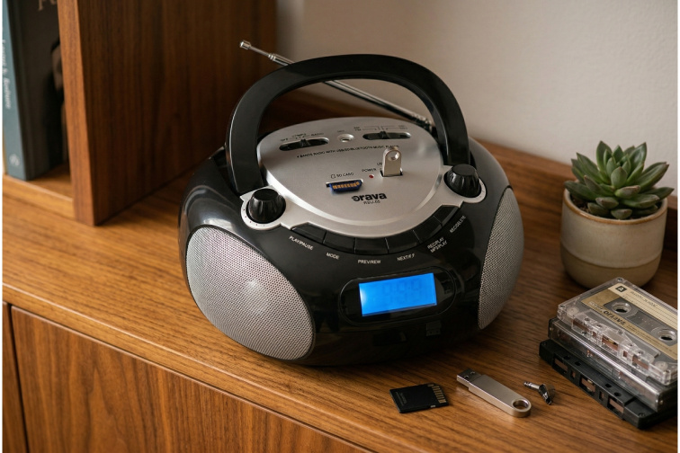 Orava RSU-05 - Prenosný USB/SD prehrávač s bluetooth