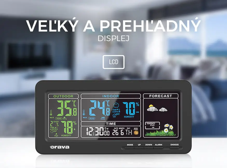 Orava Meteo-1 - Meteorologická stanica s bezdrôtovým senzorom