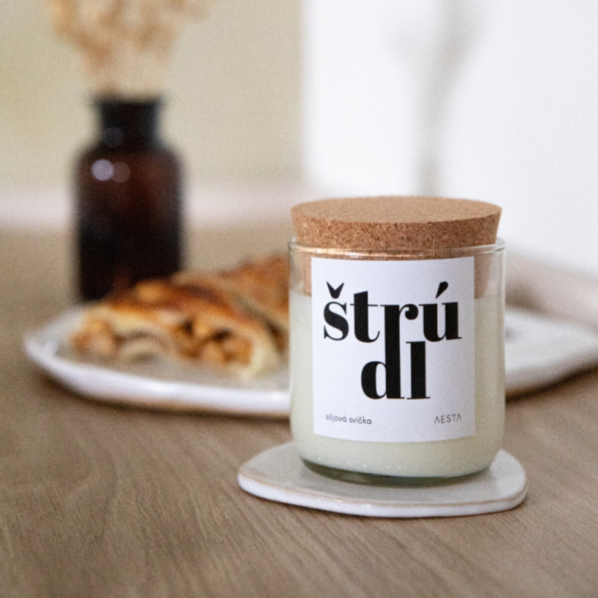 Sójová svíčka Štrúdl