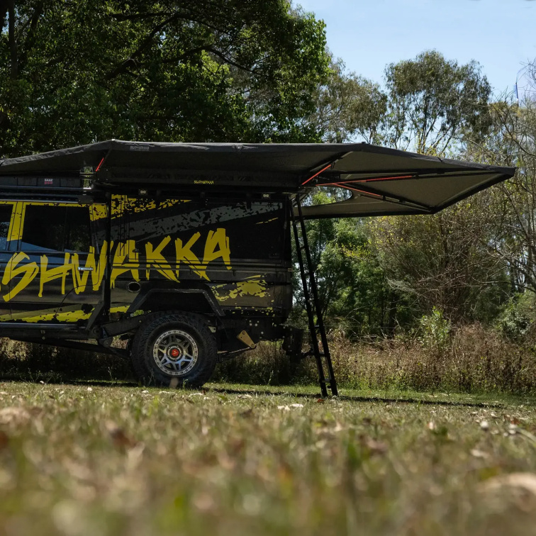 Markýza Bushwakka 270 Extreme Darkness Pro se vstupem - Black