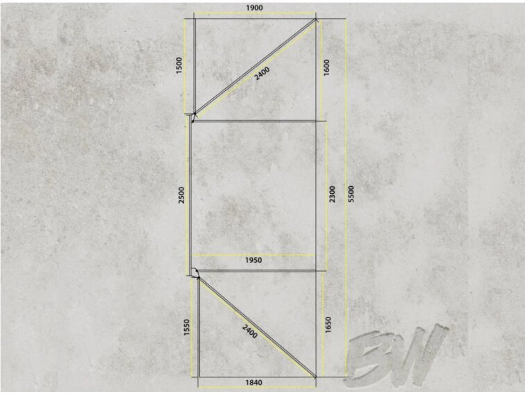 Markýza Bushwakka 180 Extreme XL Squared Pro - Black