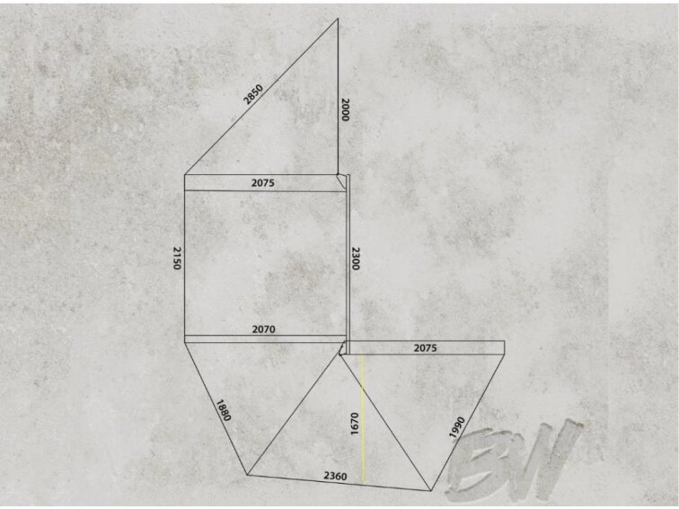 Markýza Bushwakka 270 Extreme Darkness se vstupem