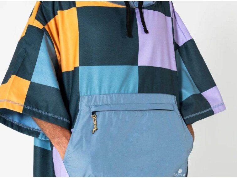 Pončo Fleece Checkers