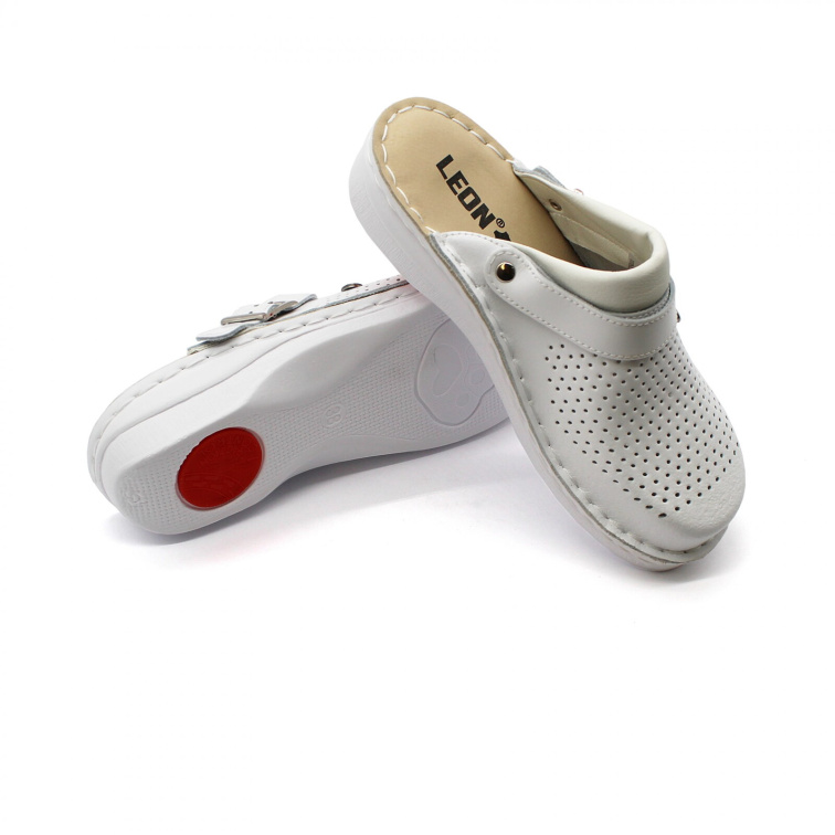 Leon V202Z Dámska pracovná celokožená zdravotná obuv