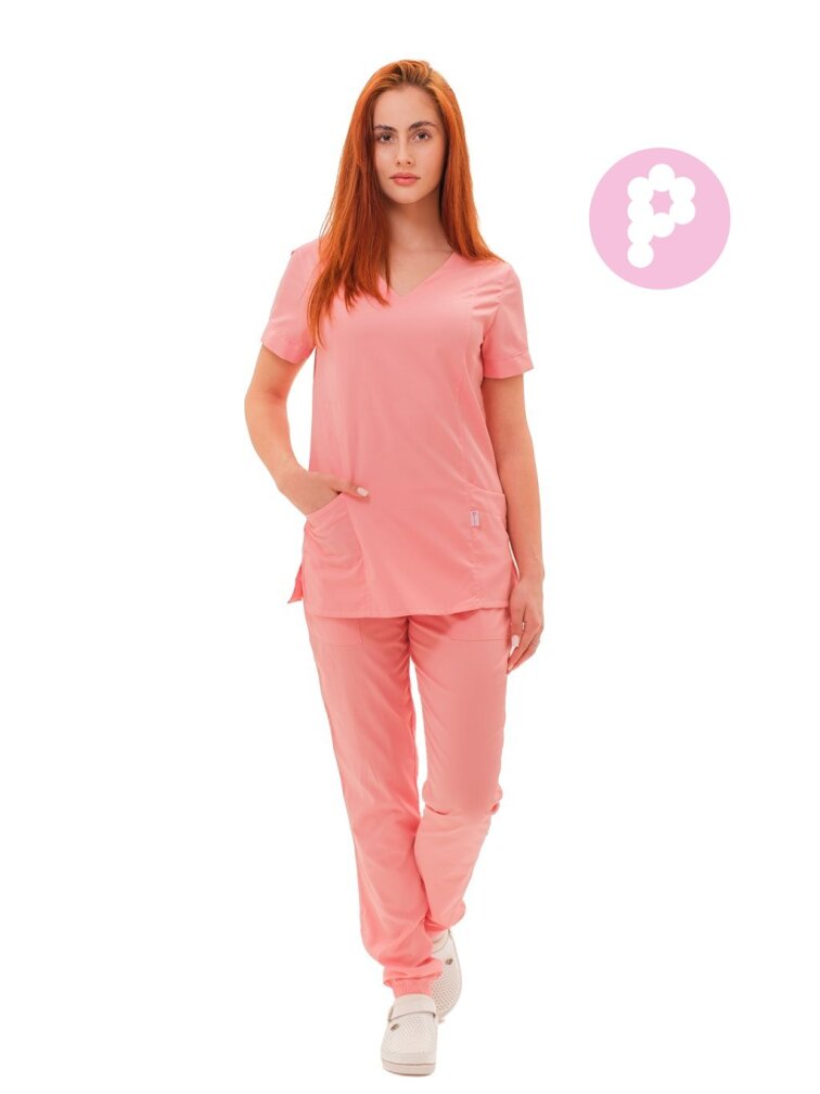 Zdravotnícka košeľa VIKY Staroružová