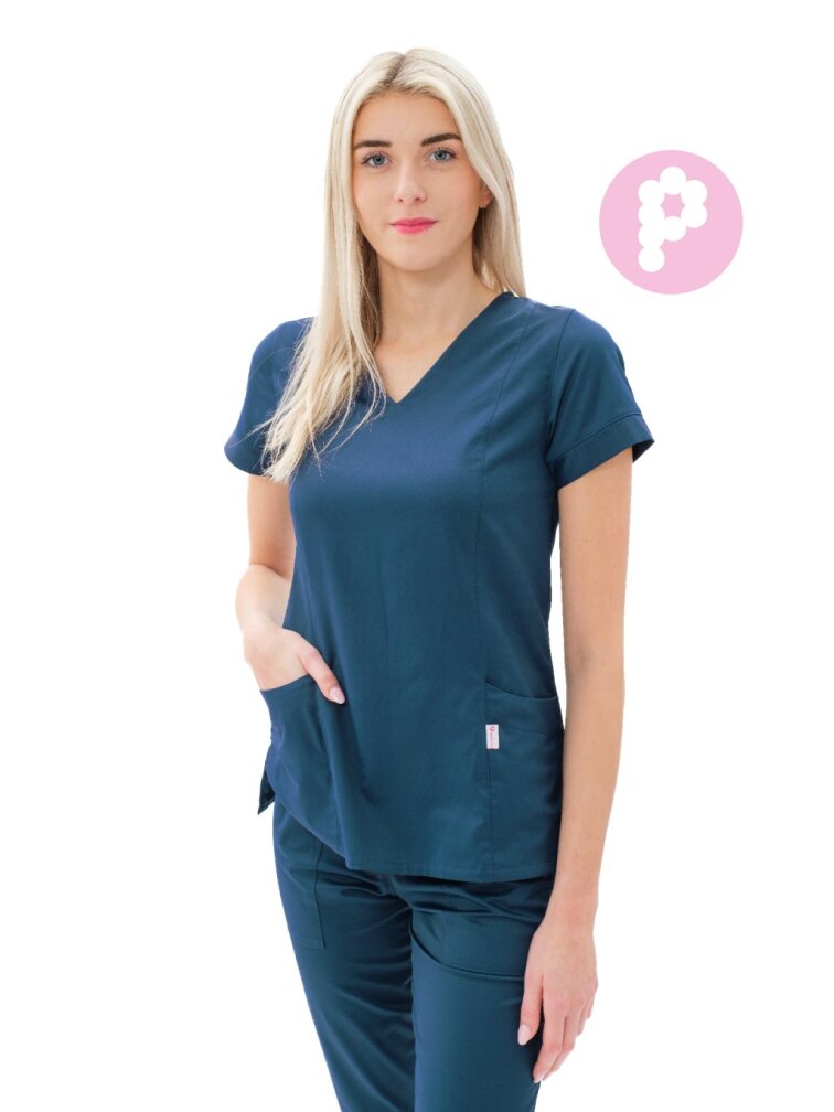 Zdravotnícka košeľa VIKY Petrol