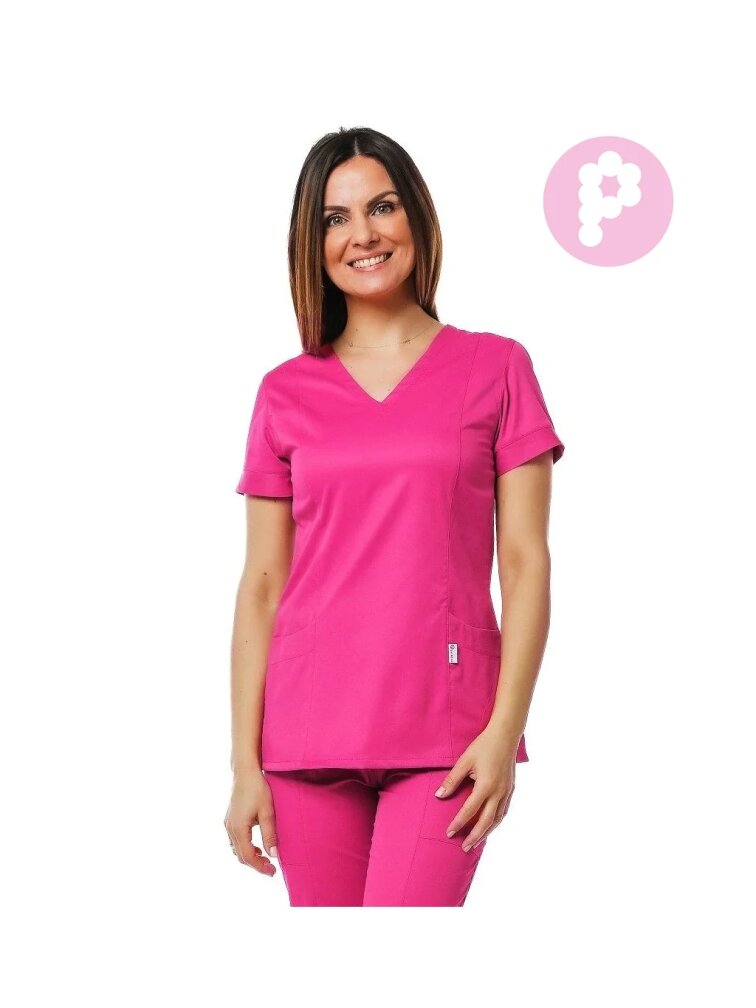 Zdravotnícka košeľa VIKY 100%BA Cyklámen 165g
