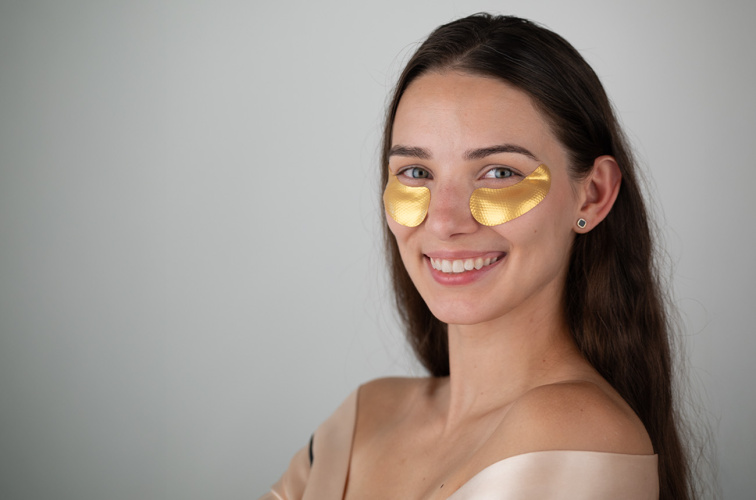 Oční maska - Gold