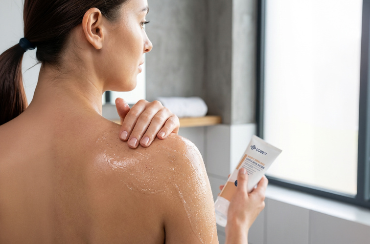 Telový peeling s AHA kyselinami 200 ml