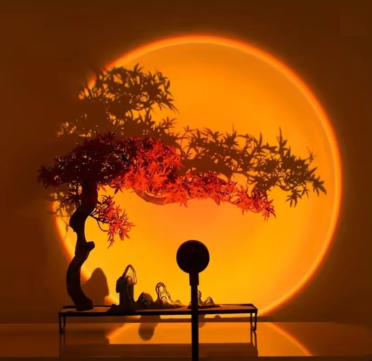 LED projektor západu slnka