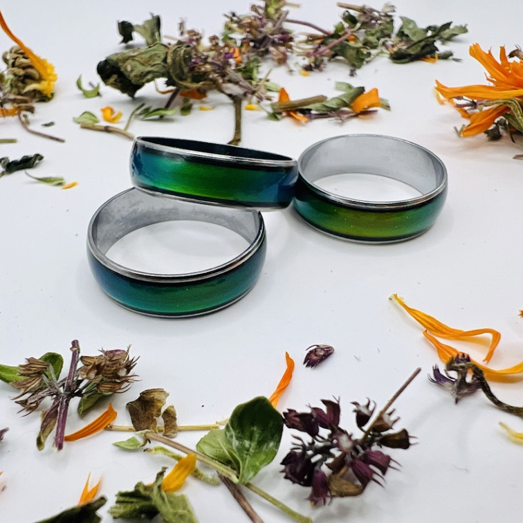 Prsteň zobrazujúci emócie