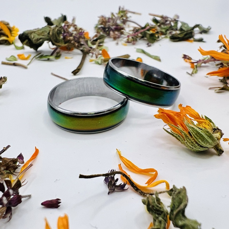 Prsteň zobrazujúci emócie