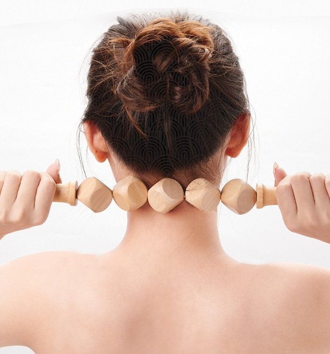 Drevená masážna sada