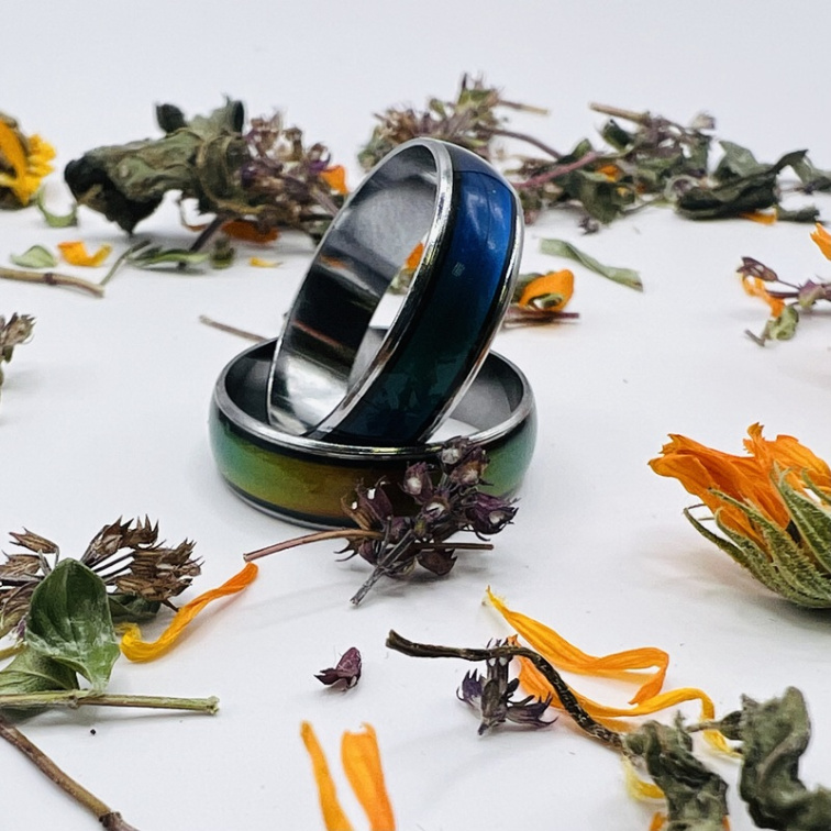 Prsteň zobrazujúci emócie