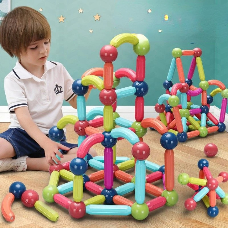 Magnetická stavebnica pre deti