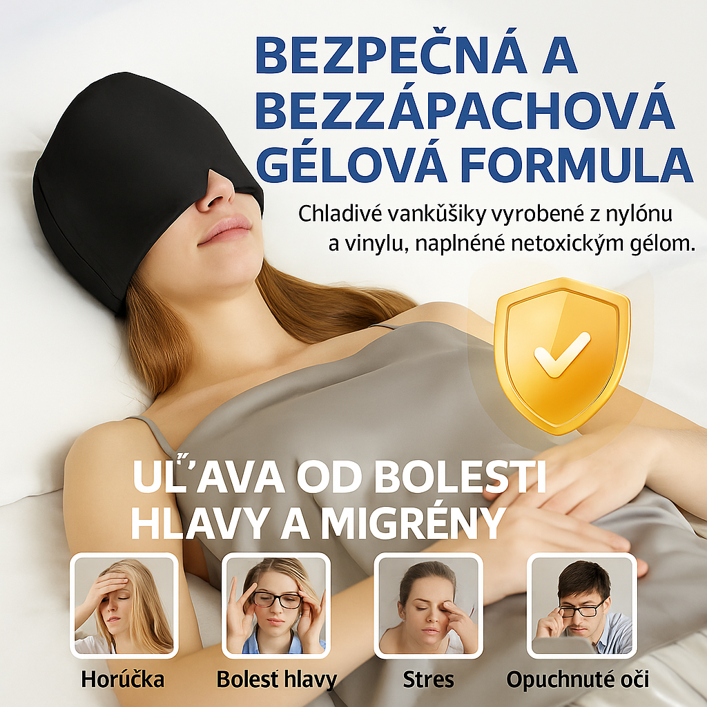 Maska na migrénu a bolesť hlavy