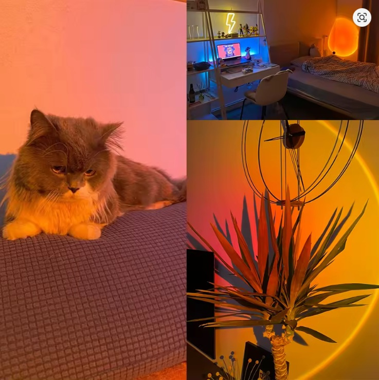 LED projektor západu slnka