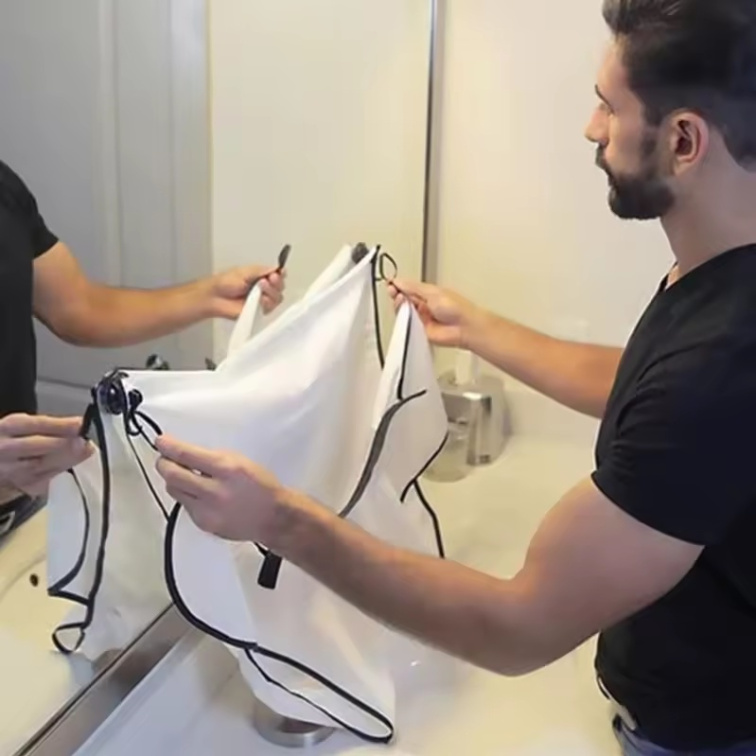 Záchytná zástera na holenie