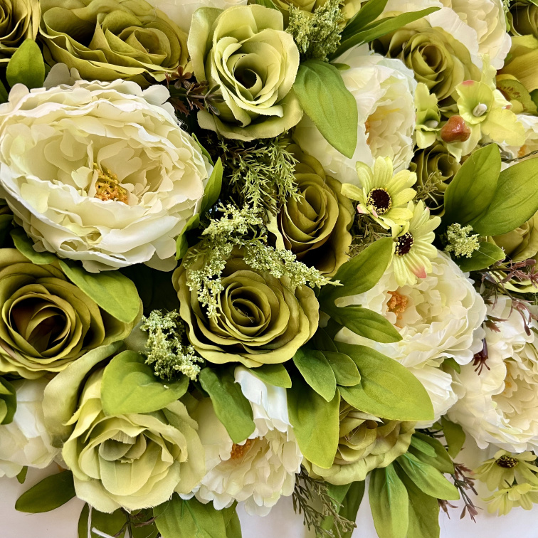 Kvetinový obraz „Zelený pokoj“